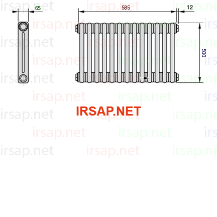 Радиатор IRSAP Tesi 20500/13 T14 CL 01